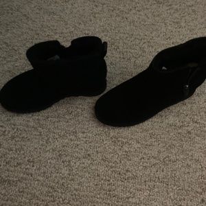 UGG Classic Femme Zip up wedge Mini Black Boot Women's Size 8